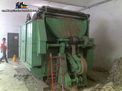 Equipment for processing natural or synthetic fibers 150 kg hour