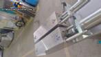 Semi-automatic pneumatic liquid filling machine with two nozzles