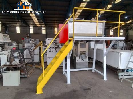 Mecamau stainless steel ribbon blender