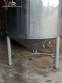 3,500 L stainless steel jacketed reactor tank