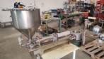 Semi-automatic liquid and paste filling machine with 1 nozzle