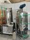Jacketed mixing tank reactor with 300 liter chiller cooling tank