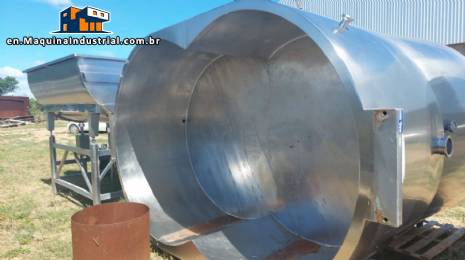 Queijomatic automated tank for Biasinox cheese masses 500 liters