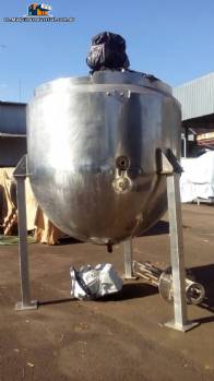 Pot cooker in stainless steel jacketed of 3,000 L