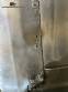 Programmable turbo oven in stainless steel, gas-powered.
