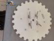 Erli rotary liquid filling machine with 4 pistons, 14,400 units per hour.