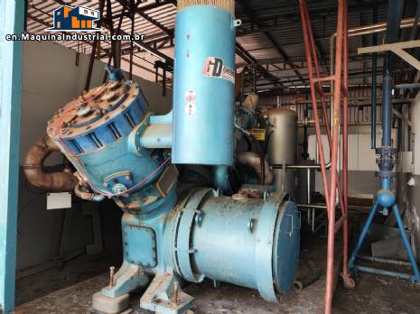 High-pressure, oil-free, 3-stage air compressor, 260 kW, Gardner Denver Belliss & Morcom, model VH21 H3N
