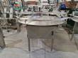 Masipack 1200 mm stainless steel rotating accumulator table