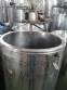Stainless steel storage tank with stirrer for 500 L