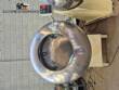 Tangerine stainless steel rake with 200 liters