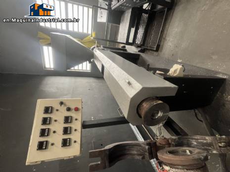 Extruder for plastic granulation with 60 mm degassing and 30 HP motor
