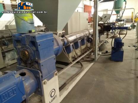 Single screw extrusion line LGMT