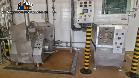 Stainless steel homogenizer for liquids Treu 40 CV
