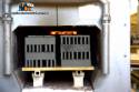 Tunnel kiln with trolleys for firing ceramic tiles