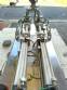 Stainless steel benchtop filling machine for liquids and viscous products