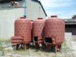 5 vertical cylindrical Tanks in carbon steel 4000 L each