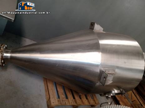 Stainless steel vertical silo