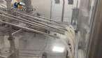 Linear filling machine with 7 filling nozzles