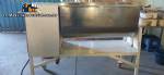Horizontal paddle mixer in stainless steel, 200 liters, 2 HP.