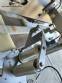 Labeling machine for dropper bottles with double printhead transparent stainless steel label