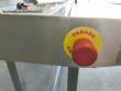 Labeling machine for dropper bottles with double printhead transparent stainless steel label