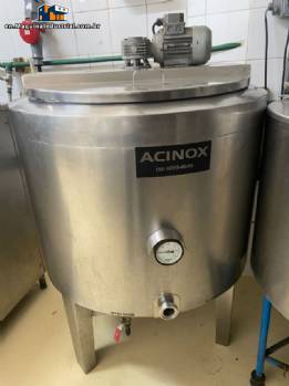 ACINOX 200-liter jacketed bain-marie yogurt maker tank