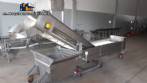 Stainless steel fish/seafood glazing machine Brusinox 1500 kg/h