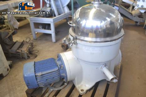 Stainless steel industrial centrifuge Westfalia