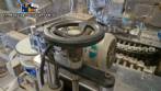 Automatic stainless steel labeling machine with two heads for Narita self-adhesive labels