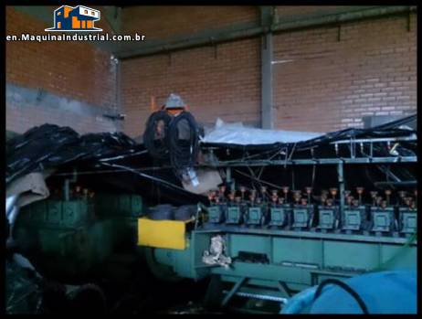Machine for production of steel wool