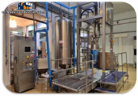 Automatic aseptic filler for big bags FBR ELPO 6,000 liters per hour