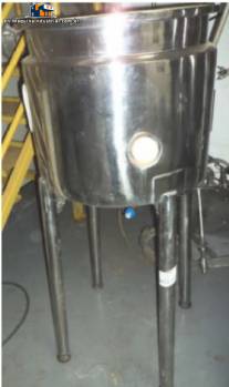 Stainless steel agitator tank 50 L