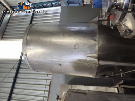 Stainless steel storage silo tank