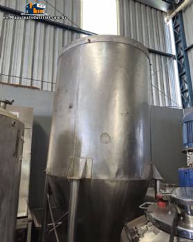 Stainless steel storage silo tank