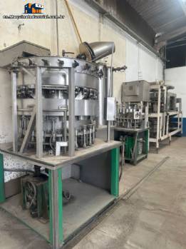 Line for carbonated, fizzy drinks, soft drinks, Zegla, Fabrinox and Apema