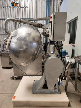 Coater with stainless steel bowl and carbon steel body
