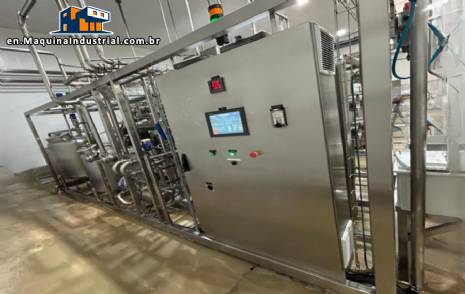 Membrane filtration system for whey permeate 10.000 L h Padroniza