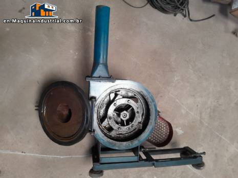 Vieira 5 HP MCS 280 carbon steel hammer mill