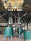 Glycerin distillery with tank, evaporator concentrator and filter thinks