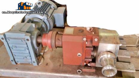 Fluid pump for transferring liquids and pastes