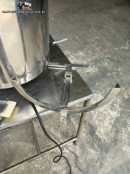 Stainless steel benchtop laboratory jacketed mixing reactor tank