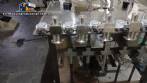 Linear filling machine with 6 pistons filling system