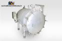 Stainless steel horizontal pressure vessel