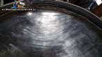 Stainless steel horizontal pressure vessel