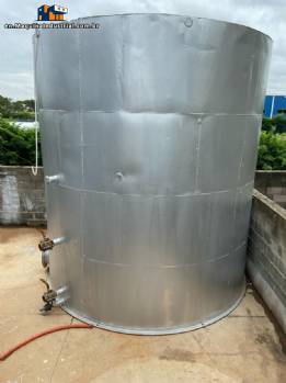 Straight bottom carbon steel storage reservoir tank