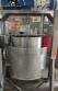 Stainless steel gas-powered tilting mixing tank, 300 liters.