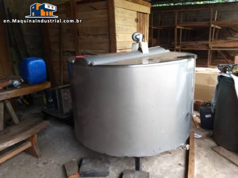 Stainless steel milk tank