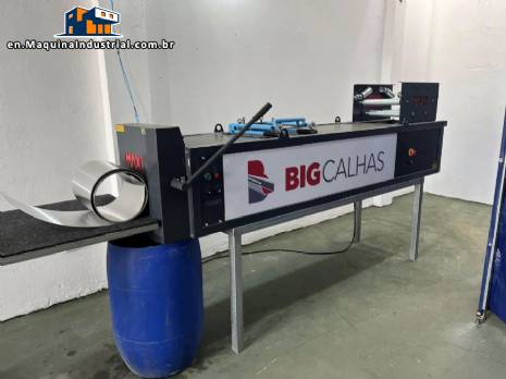 Machines for making residential gutters