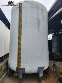 Closed fiberglass storage tank 30,000 liters