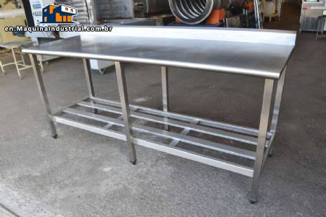 Stainless steel table 700 mm x 2000 mm Euro Formas